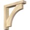 Ekena Millwork Westlake Block Rough Sawn Bracket w/ Offset Brace, Douglas Fir, 4"W x 20"D x 20"H BKT0402X20X20WTL05RDF - alternate 1